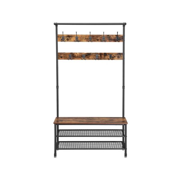 Hallway Coat Storage Rack for Sale, Vintage Storage Coat Rack, Entrance Coat