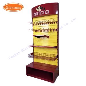 Quality Shop Stand Slatwall Shelf for Products Seed Display Rack wholesale