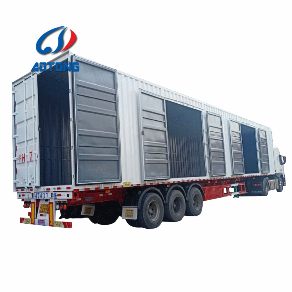 NDRC Announced Enterprise 40 Tons Curtain Semi Trailer with Dual Line Braking System