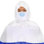 OEM Disposable Head Neck Cover Tie Strip Waterproof Microporous Film Hood Cover