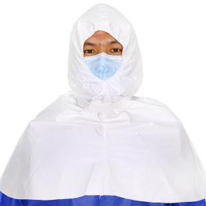 Quality OEM Disposable Head Neck Cover Tie Strip Waterproof Microporous Film Hood Cover wholesale