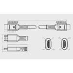 8K 24Awg Hdmi Cable Custom Logo For Hdtv Ps4 Hdmi 48Gbps