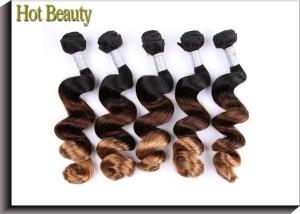Quality 8A Grade 3 Tone Colored Human Hair Extensions 10&quot;-30&quot; Tangle Free wholesale