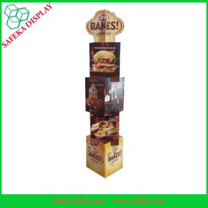 Quality 2017 NEW custom design print paper display for food wholesale