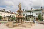 Outdoor Decoration White Marble Stone Water Fountain