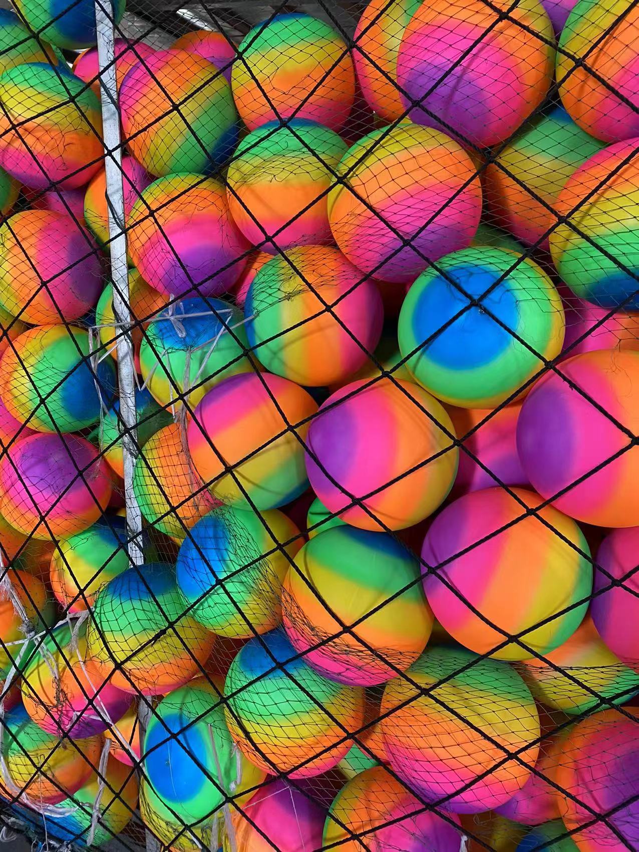 5-7 Years Age Range 9" Deflated Rainbow Stars Moons Balls for Teenagers' Playtime