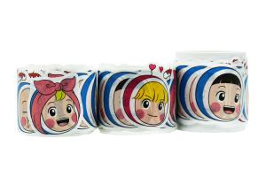 Quality DEC Cartoon Head Portrait Rolled Washi Stickers wholesale