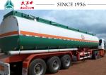 Strong Tanker Body Fuel Storage Trailer 45000 Liters Capacity For Gasoline