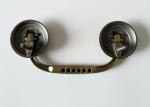 H032 Zamak Burial Casket Metal zinc alloy Coffin Handles Screw Holes Distance