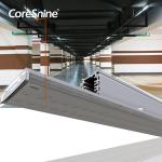 Black 600mm Slim LED Light Fixture , 90CRI Rail Lighting Fixtures