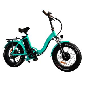 Quality 48v Fat Tire Electric Bike 20 Inch 500w 40 Mph Battery Powered With Thick Tires wholesale
