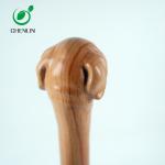 Mens Walking Wooden Umbrella Handle , Fadeless Umbrella Animal Handle