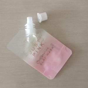 Quality Round Lid Biodegradable Spout Pouch Cosmetic Packaging with Personalized Branding wholesale