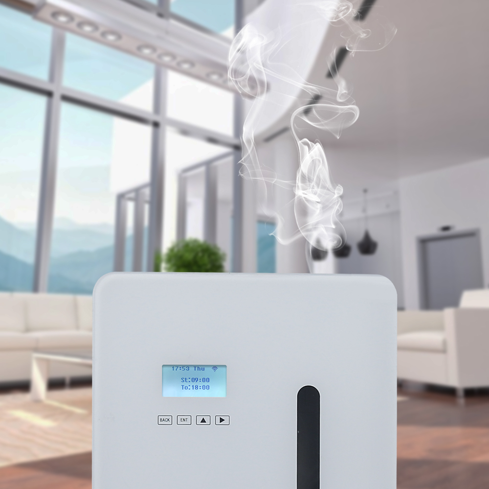 Smart Aroma Diffuser 300ml Large Area Fragrance Oil Auto Timer Function Fragrant Device Aromatizador for Hotel Home APP Control