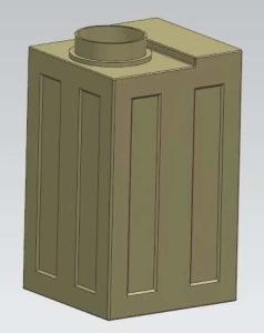 Quality High Hardness 16 Gallons Chemical Dosing Tank Steel wholesale