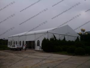 Quality Customized Width Aluminum Frame and PVC White Cear Span Badmintion Tents for Outside Sport Events wholesale