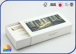 Quality White Kraft Paper Sleeve Drawer Paper Box Customized UV Print Eco Friendly wholesale
