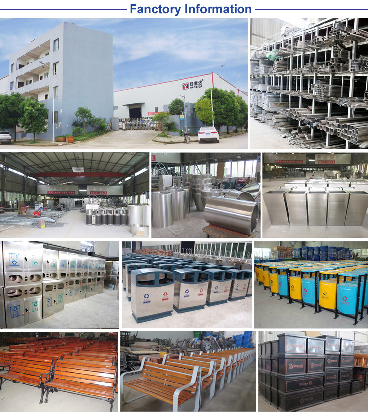 ISO14001 Certificate 4 Compartments 50L Industrial Recycling Bin