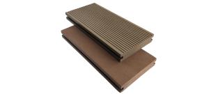 Quality Moisture Proof 140mm 30mm WPC Solid Decking wholesale