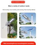 400w 500w 600w 700w Solar Led Street Light With Lithium Battery Dusk To Dawn