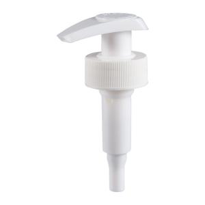 Quality 28/400 Lotion Dispenser Pump Top With Ribbed Collar 1.2ml Dosage wholesale