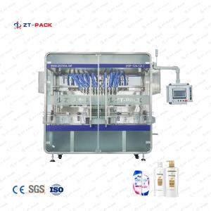 Quality 4000BPH 60HZ Servo Shampoo Shower Gel Bottle Filling Machine Package Line wholesale