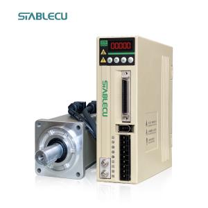 Quality 3 Phase 0.75KW Servo Motor 60 Flange 80 4NM With Drive wholesale