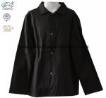 Cotton Black Frc Fire Retardant Shirts / Flame Resistant Uniforms 260gsm