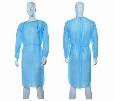 Quality Nonwoven PP Nursing Disposable Hospital Gowns For Women , CE Standard wholesale