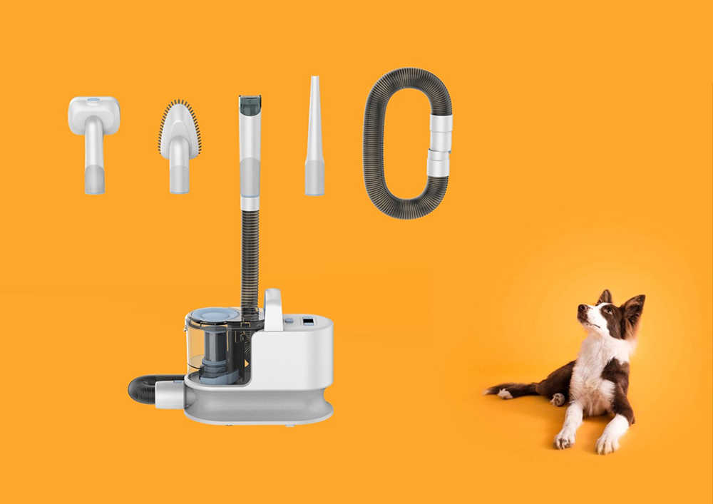 Electronic Pet Grooming Kit 300W Iron Vacuum Suction for Cats and Dogs Professional