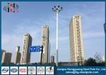 Four Lights Highway Lighting Pole Slip Joint Flange Connected 20W- 1000W Power