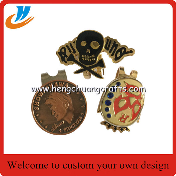 Hat clip golf accessory custom,sample or golf fork pictures is acceptable