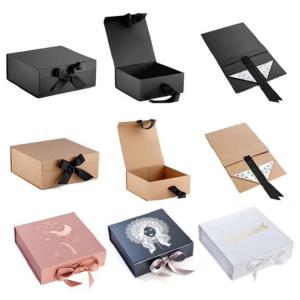 Quality 4C CMYK High End Rigid Gift Box Recyclable For Dress / Jewelry wholesale