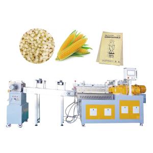 Quality 5~20kg/H Biodegradable Plastic Bag Blown Film Granulator PLA Corn Starch Pelletizer wholesale