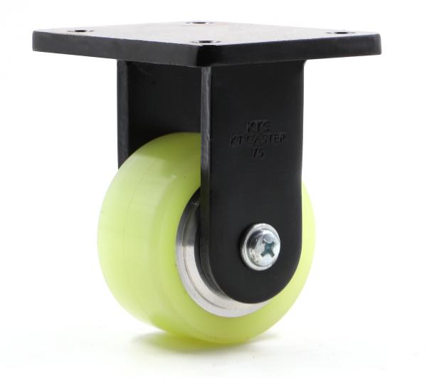 Fixed Rigid Flange 100mm 700kg Heavy Duty Nylon Caster Wheels Outdoor Swivel