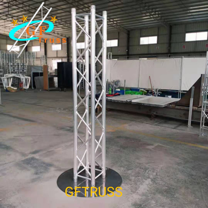 Aluminum Portable Lightweight Event DJ Lighting Truss Tower Totem