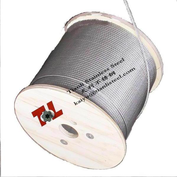 Stainless Steel Wire Rope 304 A2 1.4301 7x7 2mm with BS EN 12385-4 Standard