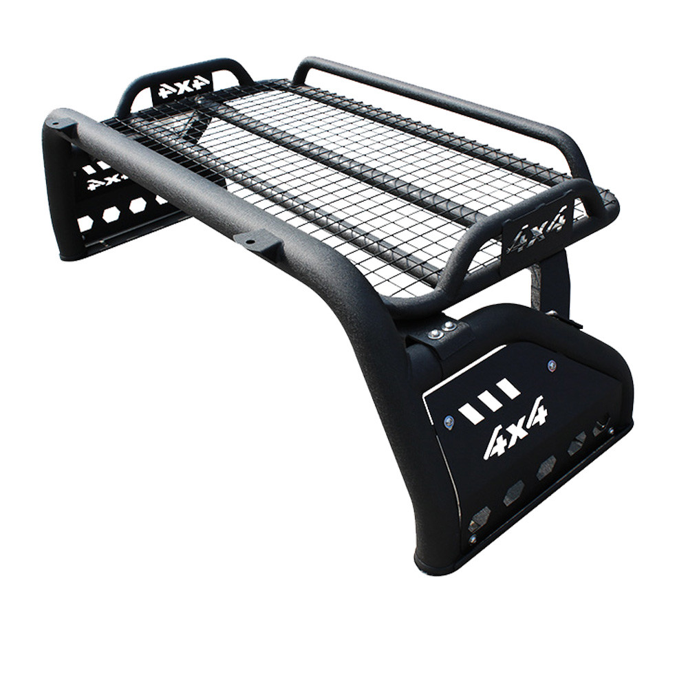 OEM Manufacturer Wholesale 4x4 Multi Fit Black Steel Anti Sport Roll Bar for Toyota Tacoma Hilux Vigo Revo Isuzu D-MAX