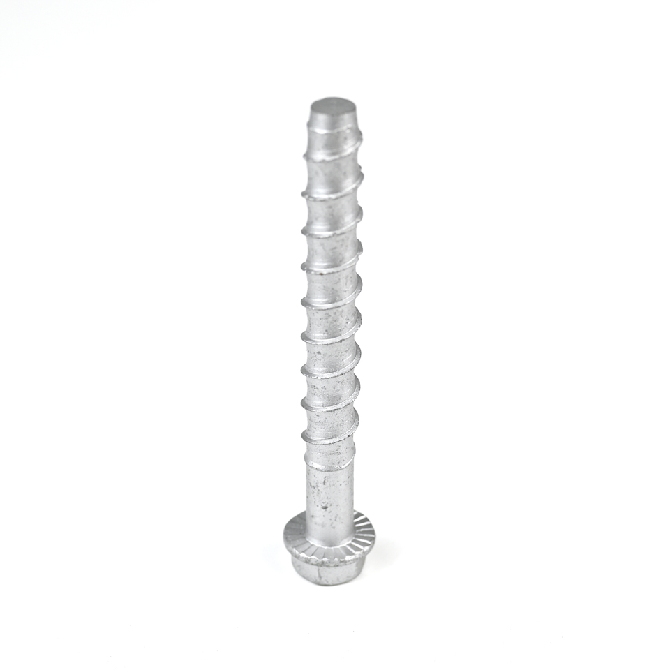 Flat Head Large Diameter Carbon Steel Hex Masonry Bolt M12 125mm Self Tapping Concrete Screw
