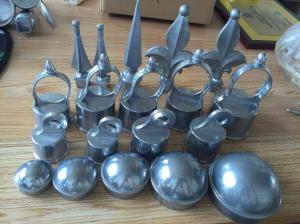 China Commercial Grounds Chain Link Fence Fittings Aluminum Die Casting Fence Post on sale