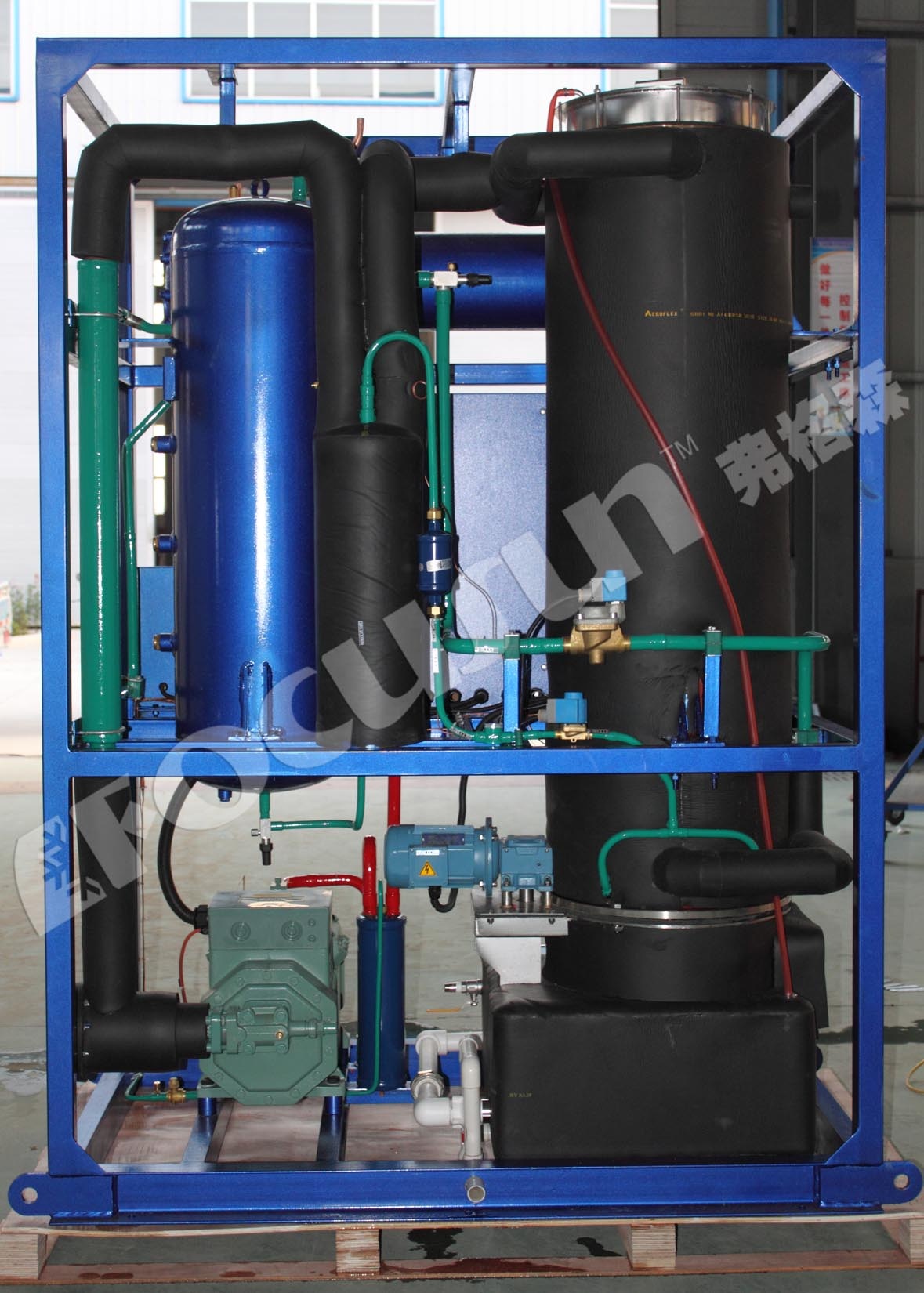Provided Video Inspection 3T Tube Ice Maker for Restaurant Ice Tube Machine