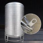 Household Rooftop Domestic Water Supply Stainless Steel Water Tank Durable