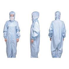 Quality PE Anti Static 2.5mm Grid SMS Protective Working Coveralls wholesale