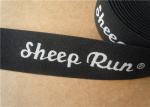 Black Spandex Jacquard Elastic Waistband Webbing Straps Customized