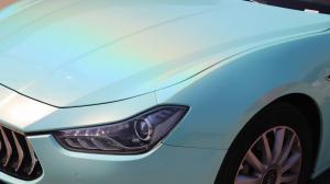 Quality 50in Gloss Tiffany Blue Vinyl Wrap Film Thin Car Vinyl Film Humidity Resistant wholesale