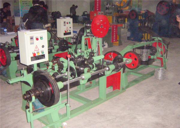 Cheap Single Twist Razor Barbed Wire Machine Power Saving 60kg/h 2.6mm Strand Diameter for sale