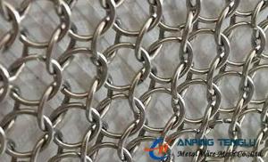 Quality Stainless Steel Ring Mesh Curtain Used in New Building Decoration Mesh wholesale