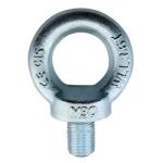 304 Stainless Steel Full Thread Ring Lifting Eye Bolt DIN 580 For Lifting