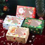 Paperboard Liner Transparent Christmas Gift Box Accepts Custom Orders