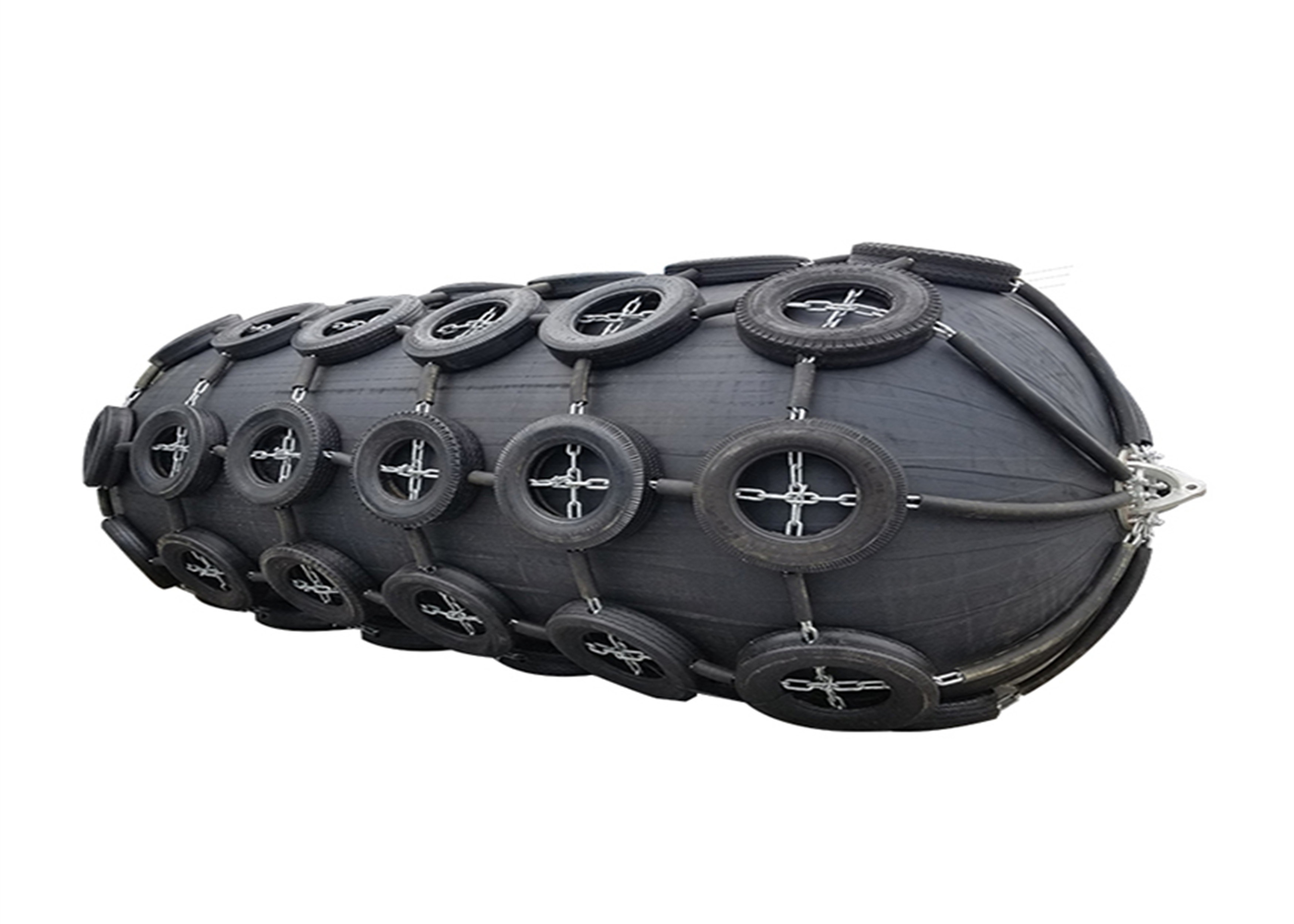 Yokohama Type Rubber Boat Fender Pneumatic Marine Fenders With Tire Sheath Type